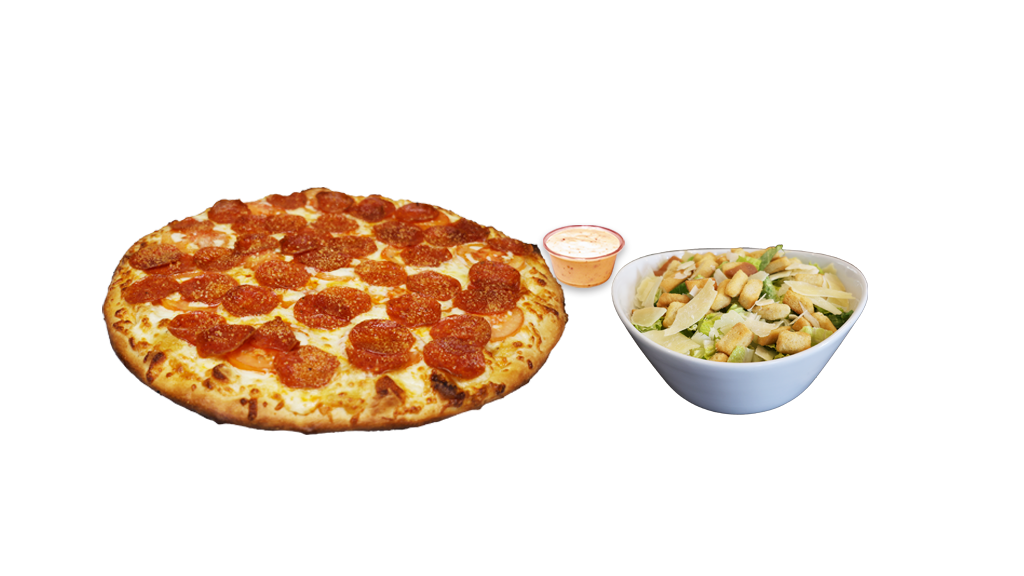 Large Pizza + Salad Combo Deal