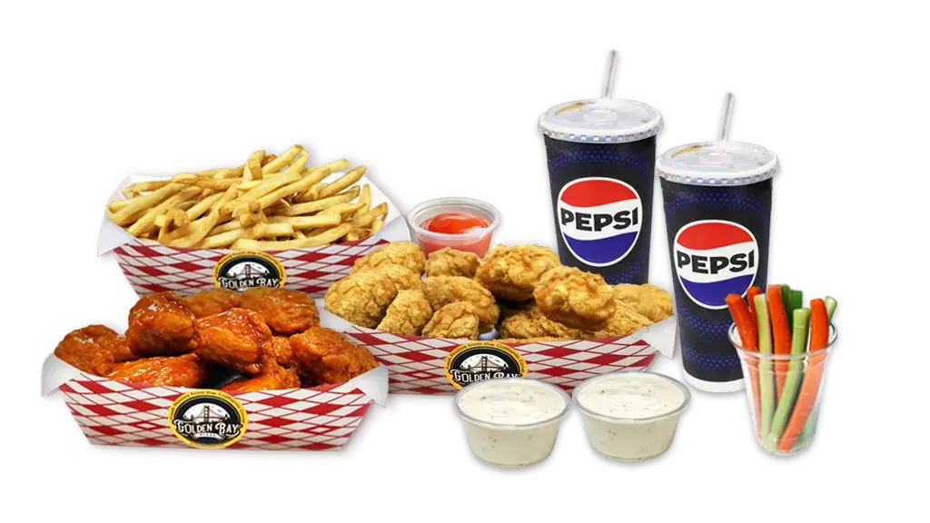 20 pc Boneless Wings Combo Deal