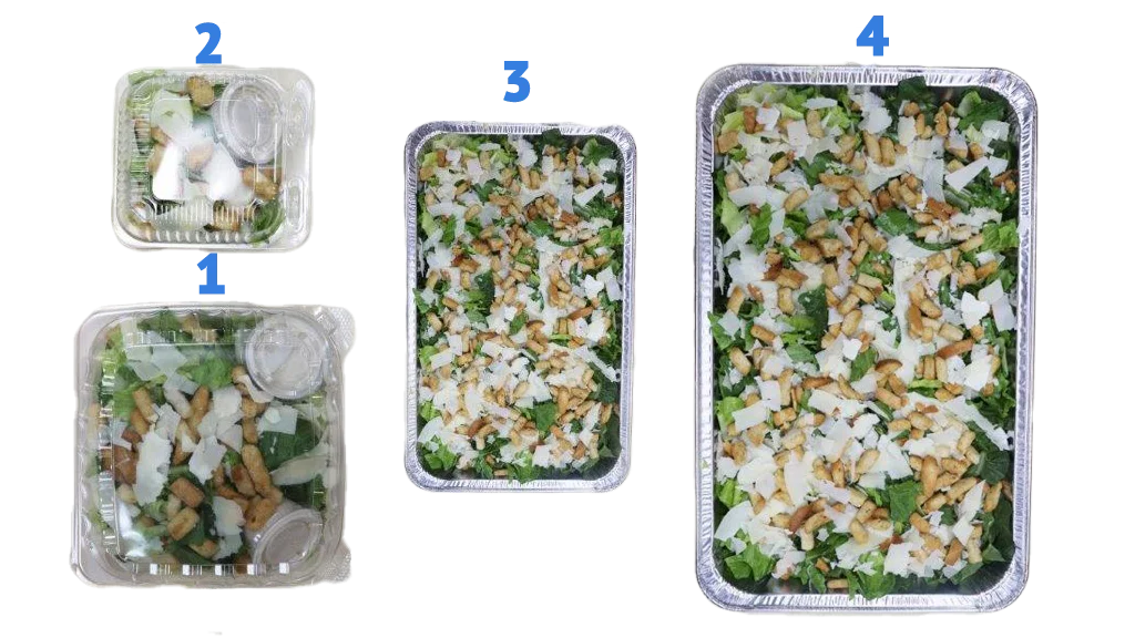 Tray Sizes & Group Ordering
