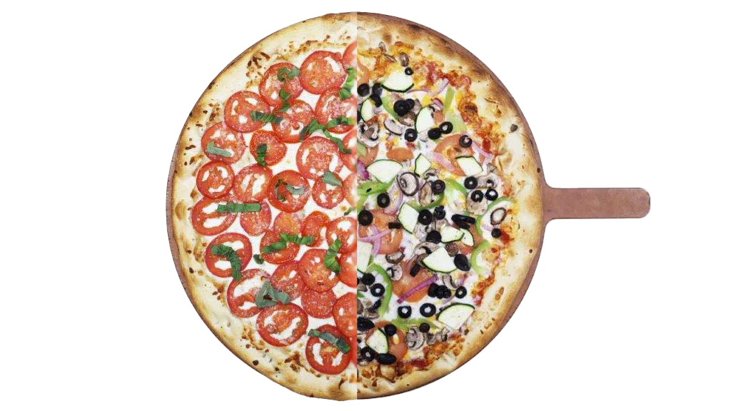 Half & Half Pizza image