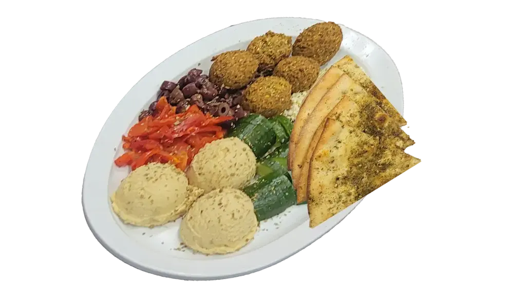 Hummus Falafel Plate image