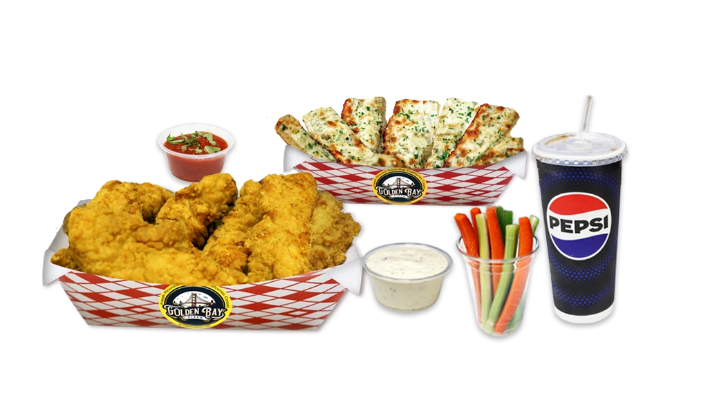 Chicken Tenders + Garlic Bread Combo image
